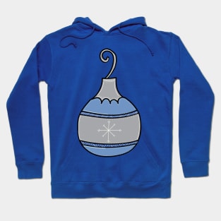 Whimsical Holiday Ball Ornament Illustration Hoodie